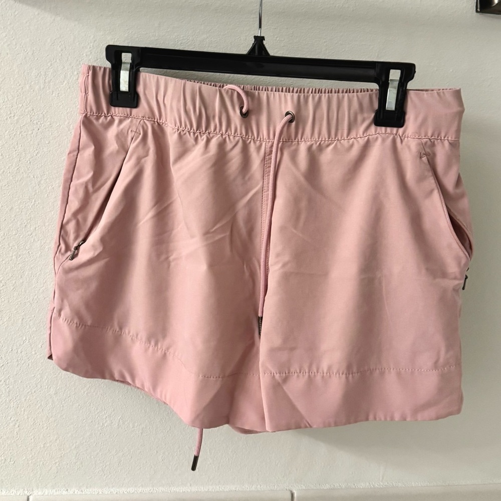 Baby Pink Women's Athletic Fast Dry Running Workout Shorts